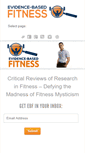 Mobile Screenshot of evidencebasedfitness.net